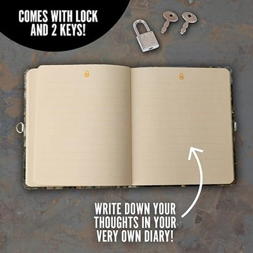 Keep Out Diary with Lock & Key