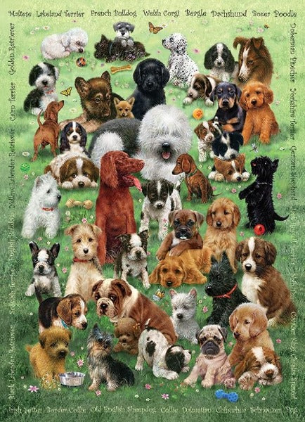 Puppy Love Family Puzzle