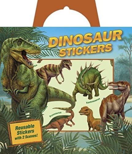 Dinosaurs Reusable Sticker Tote