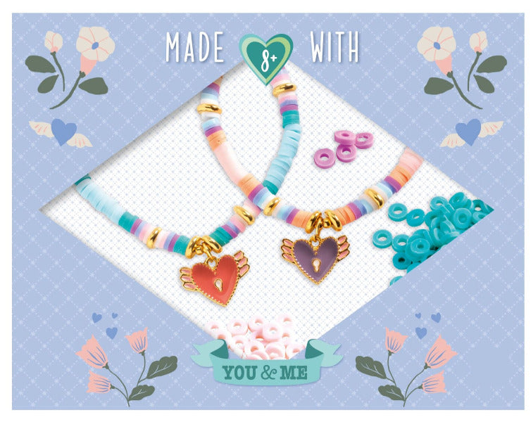 Heart Heishi Beads & Jewelry