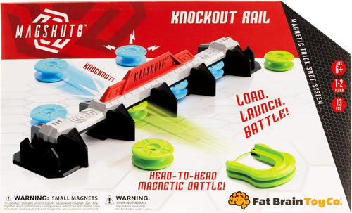 Magshimo Knockout Rail toy set with packaging from Fat Brain Toy Co.