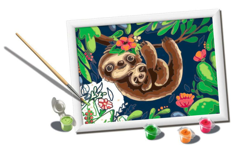 Sweet Sloths Paint by Number