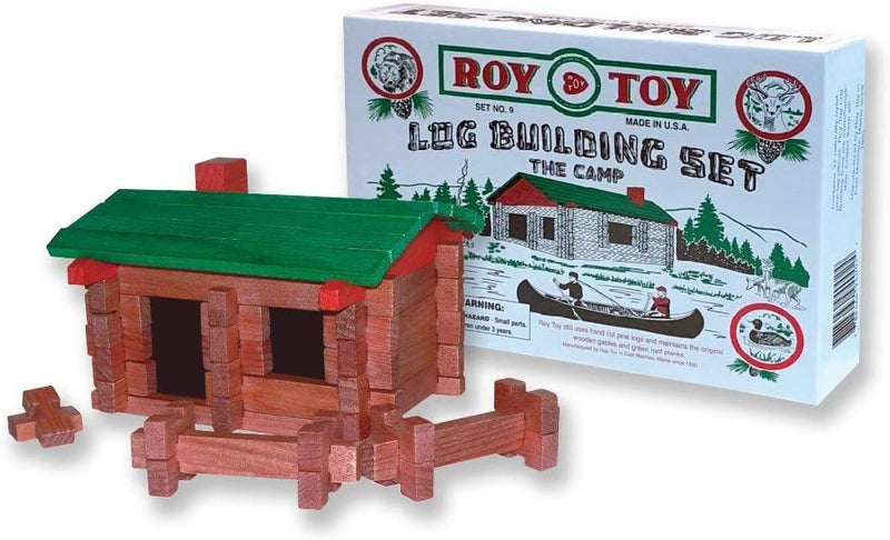 The Camp Miniature Log Cabin Building Set