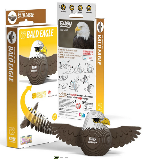 EUGY Bald Eagle 3D puzzle