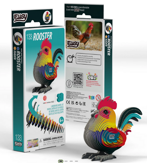 EUGY Rooster 3d puzzle