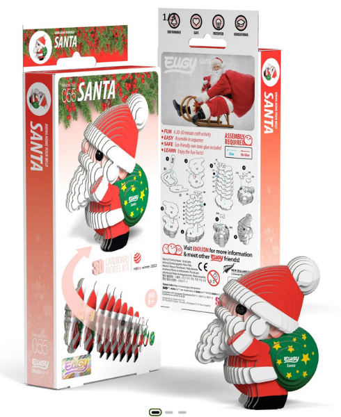 EUGY Santa 3D puzzle