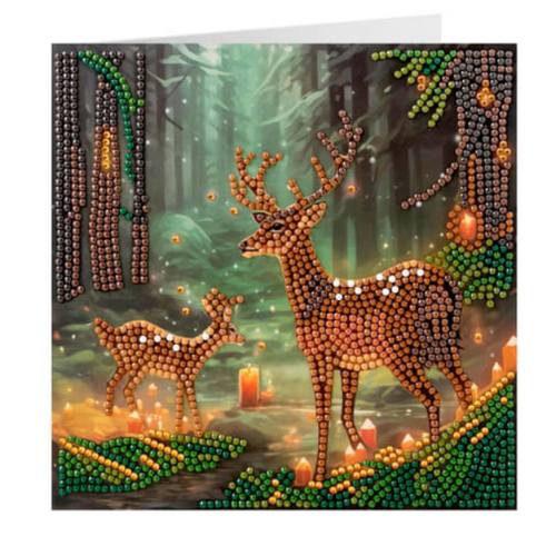 Crystal Art Enchanted Forest Card Kit