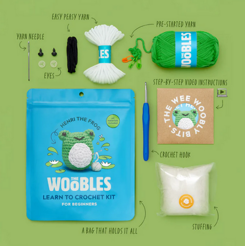 Crochet kit for beginners with all necessary materials