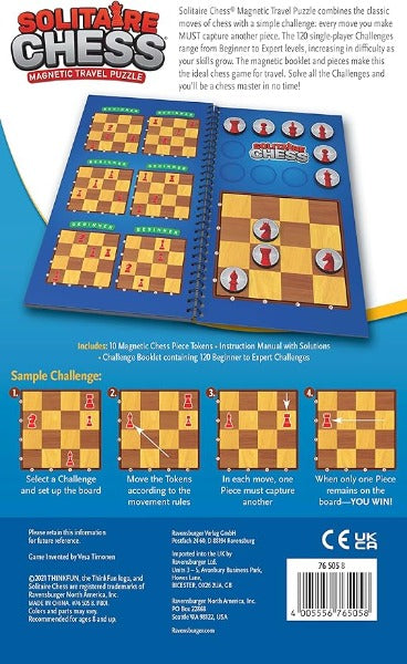Solitaire Chess Magnetic Travel
