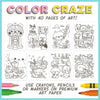 Cutie Critter Cafe Color Craze Coloring Book