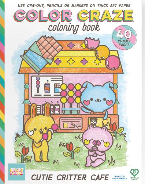 Cutie Critter Cafe Color Craze Coloring Book