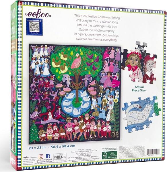 12 Days of Christmas 1000pc Puzzle