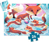 Ginger Little Fox 24pc Silhouette Jigsaw Puzzle