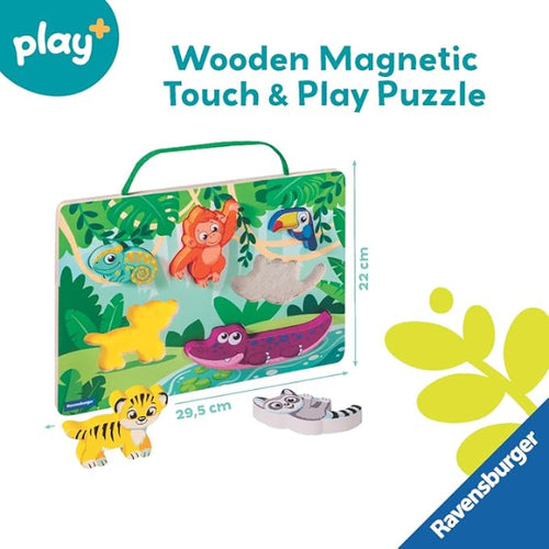 Wooden Touch & Play Puzzle: In the Jungle