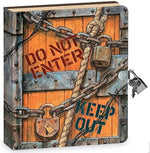 Keep Out Diary with Lock & Key