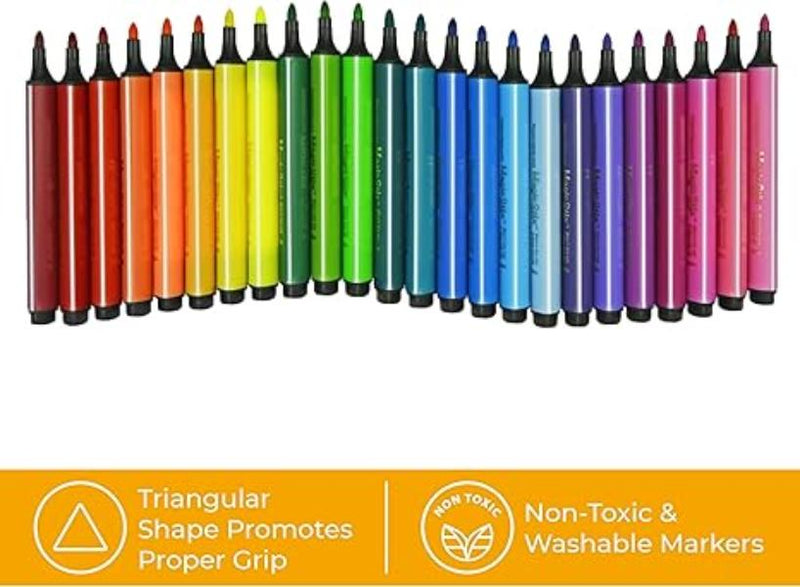 Magic Stix Triangular Marker 24 Pk.