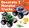 Monster Trucks: DIY Art Kit with Stickers