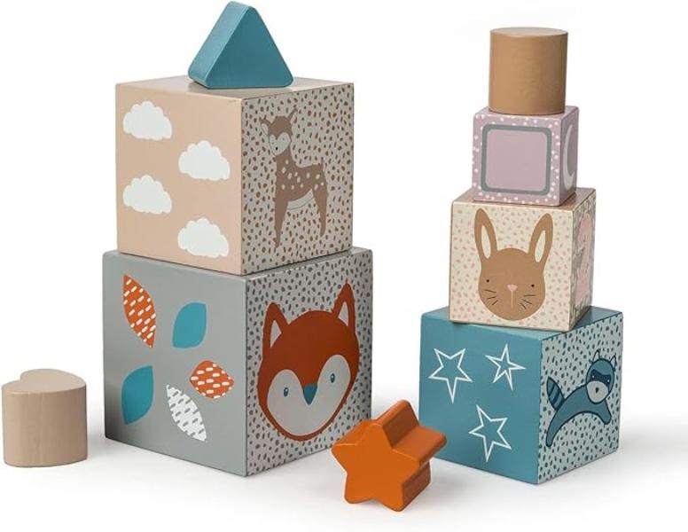 Leika Wood Nesting Blocks