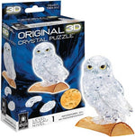 Owl White 3D Crystal Puzzle