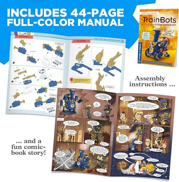 TrainBots: 2-in-1 STEAM Maker Kit