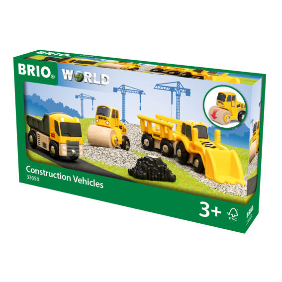Brio Construction Vehicles 3 piece set