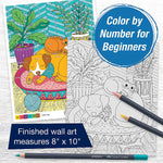 Color By Number Pet Parents Wall Art