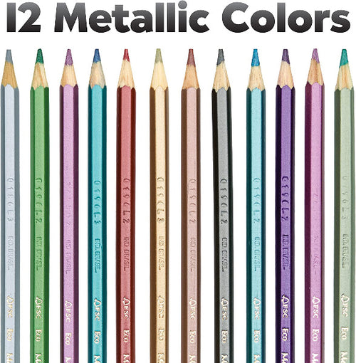 Metallic Colored Eco Pencils