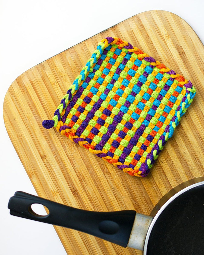 Potholder Loom with Loops
