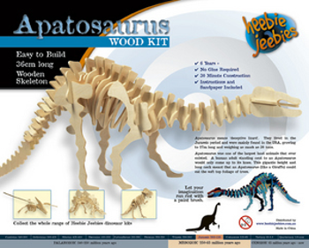 Apatosaurus Small Wood Kit