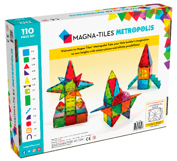 Magna-Tiles Metropolis 110 piece set