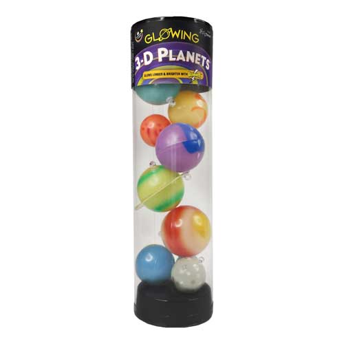 3-D planets in a tube