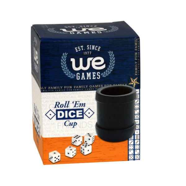 Black Dice Cup with Dice